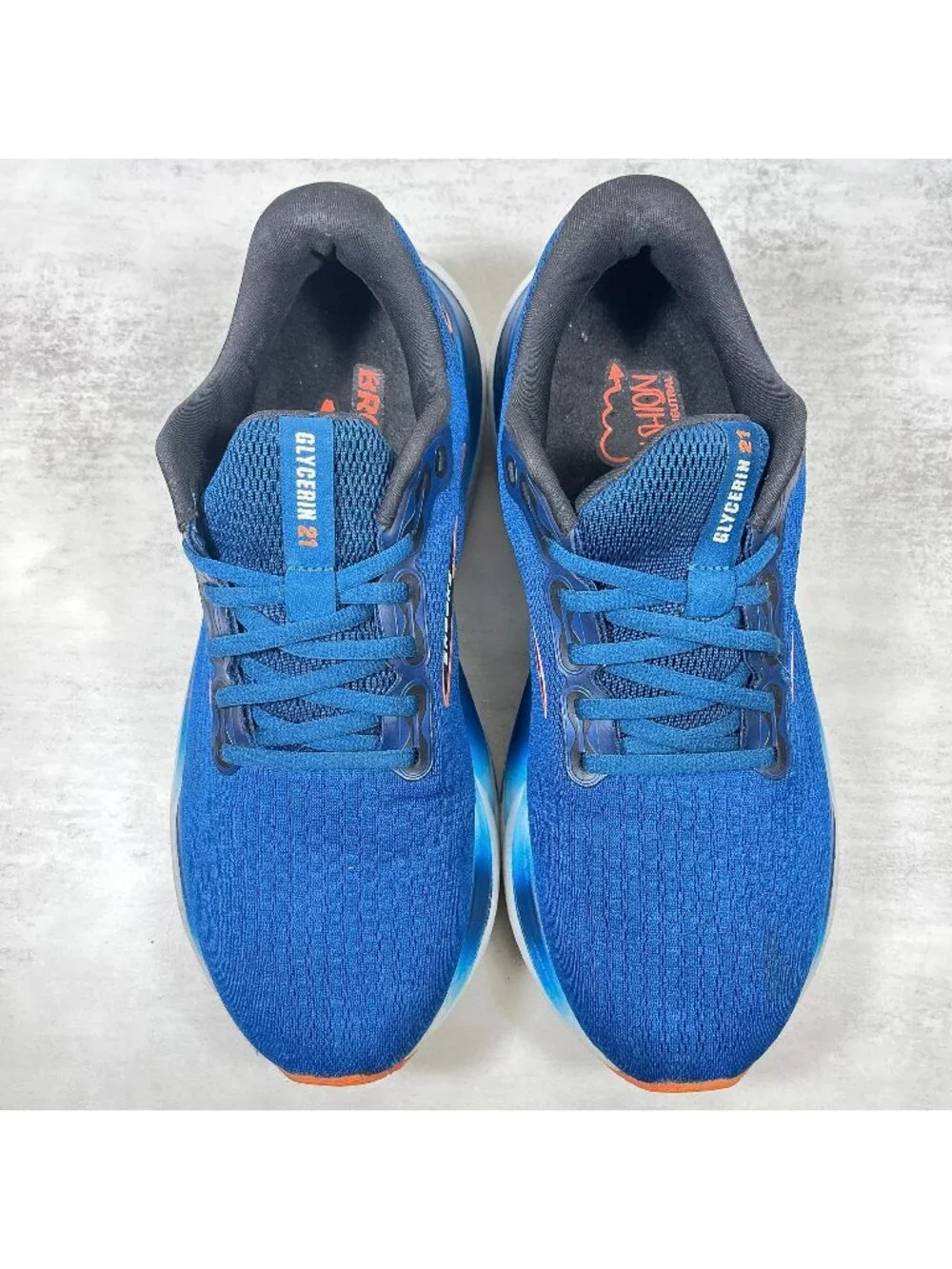 Brooks Glycerin 21 Running Shoes - Men's Size 10 - Blue